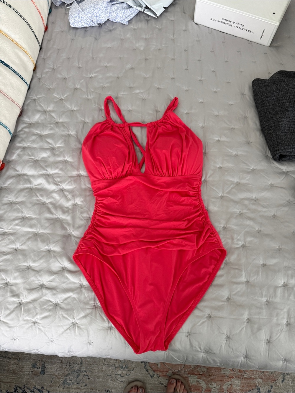 La Blanca One-Piece Swimsuit in Vibrant Coral
